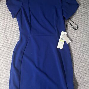 Calvin Klein Size 4 Blue Formal Dress